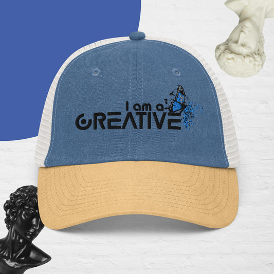 I am a CREATIVE Pigment-dyed cap