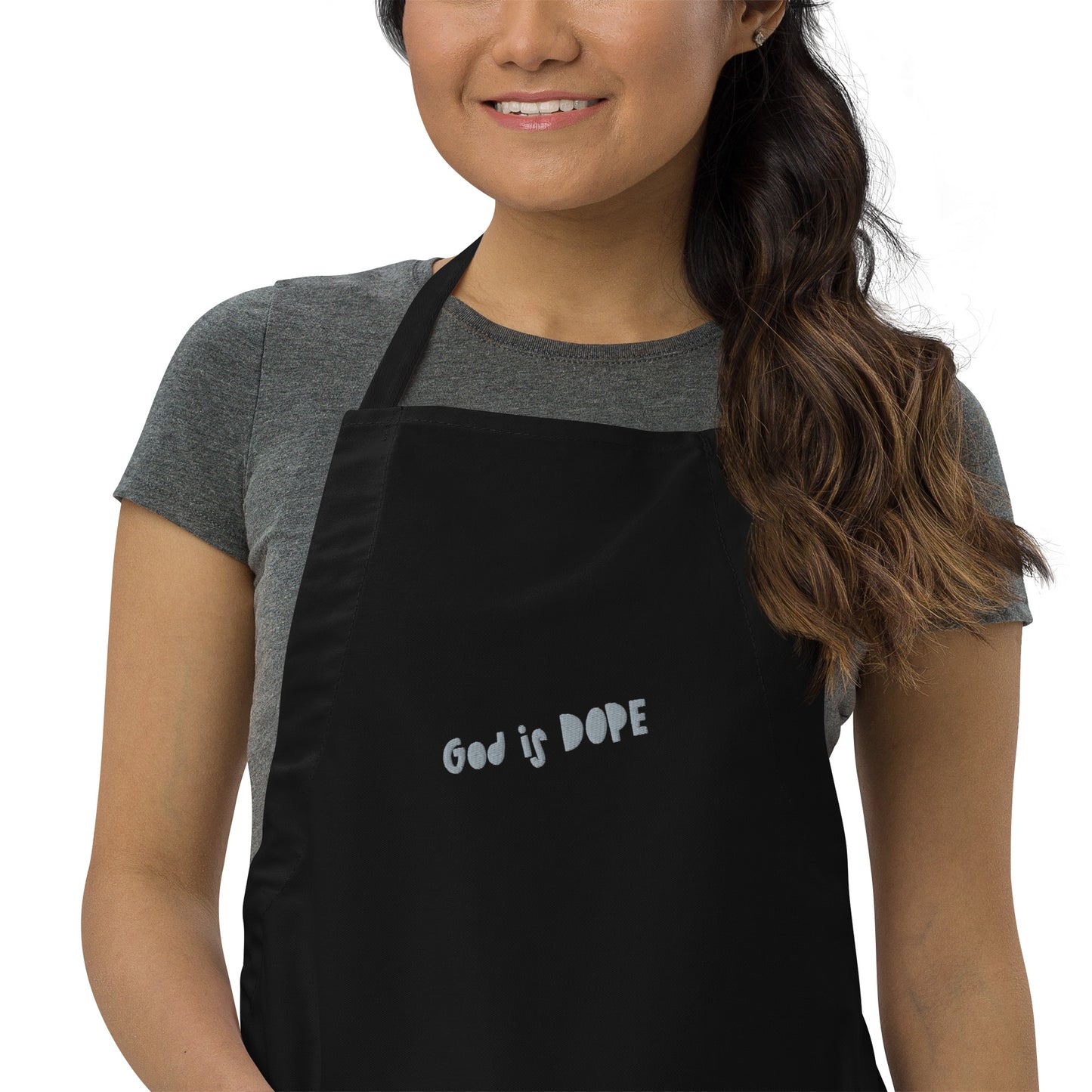 GOD IS DOPE Embroidered Apron